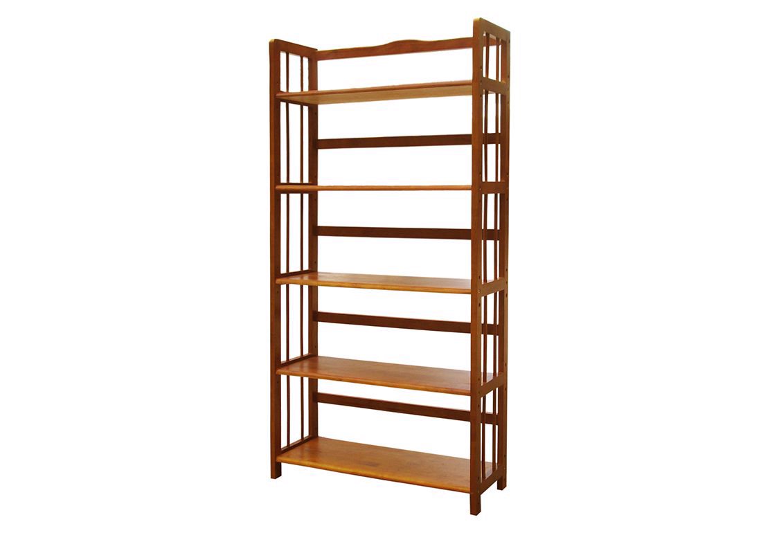 Kệ Sách Đứng 5 Tầng Phương Lâm - Màu Tự Nhiên