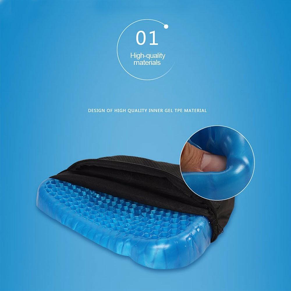 Đệm Silicone tấm lót ghế thoáng khí bảo vệ cột sống chất liệu mềm mại thân thiện