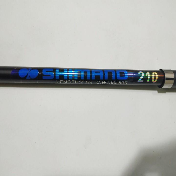 Bộ cần câu cá shimano 2m1 kèm máy và phụ kiện đầy đủ