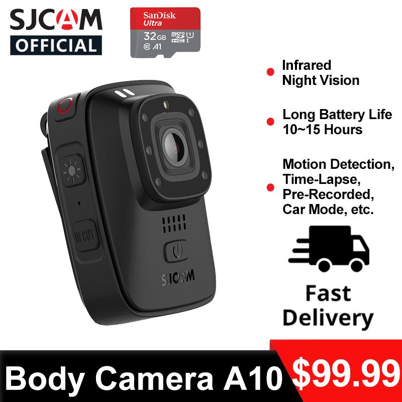 Máy ảnh cơ thể SJCAM A10 WiFi Gyro Ổn định Hồng ngoại Tầm nhìn ban đêm IP65 DVR CAM Video Sports Video Máy ảnh hành động