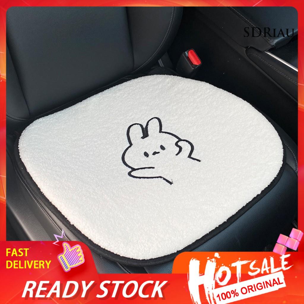 Đệm Lót Ghế Ngồi Xe Hơi Hình Thỏ / Heo Đáng Yêu 47x47cm