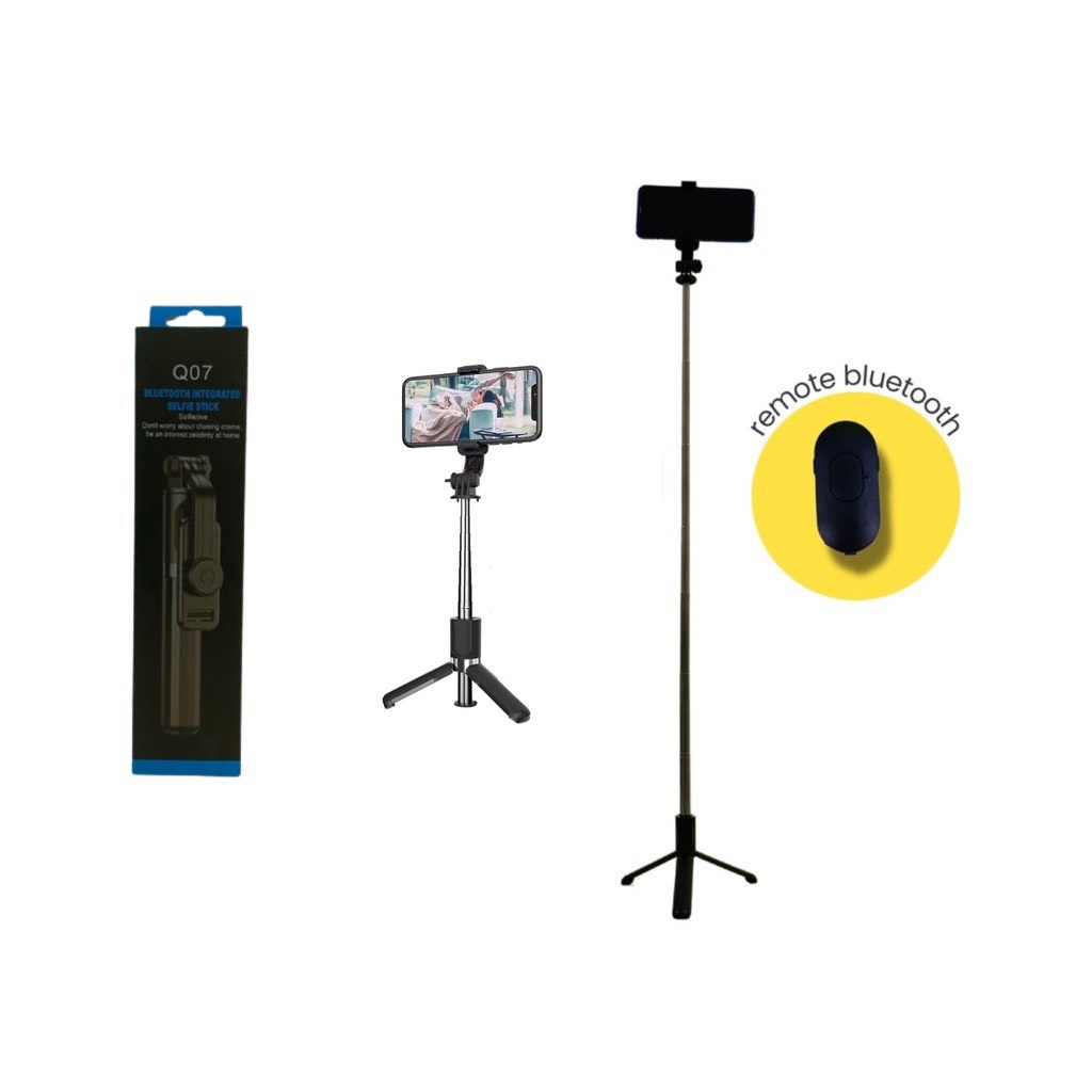 Gậy chụp ảnh 3 chân Gậy tự sướng selfie chụp hình bluetooth điều khiển từ xa xoay nhiều góc độ