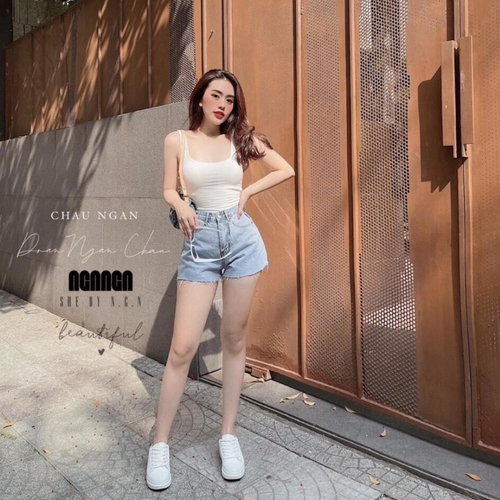 Áo Ba Lỗ Bozip Dáng Croptop Nhiều Màu Cực Xinh Chuẩn Hàng Hotgirl