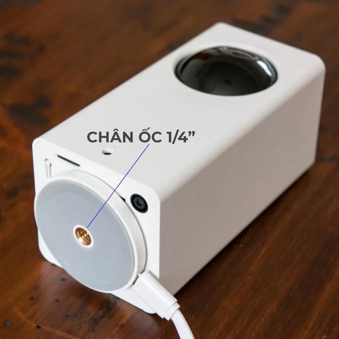 Chân đế ốc 1/4" inch AKIA cho camera Eufy và Aqara, Bắt tường vuông góc 90 độ, Xoay ngược camera - Hàng chính hãng