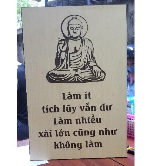 Tranh Gỗ Phật Dạy Treo Trang Trí