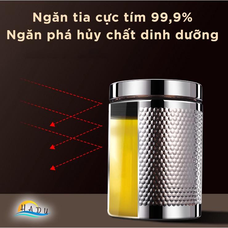 Hộp Đựng Trà Cafe Đồ Khô Và Ngũ Cốc Inox Có Nắp Cao Cấp Đạt Chất Lượng Đức SSGP