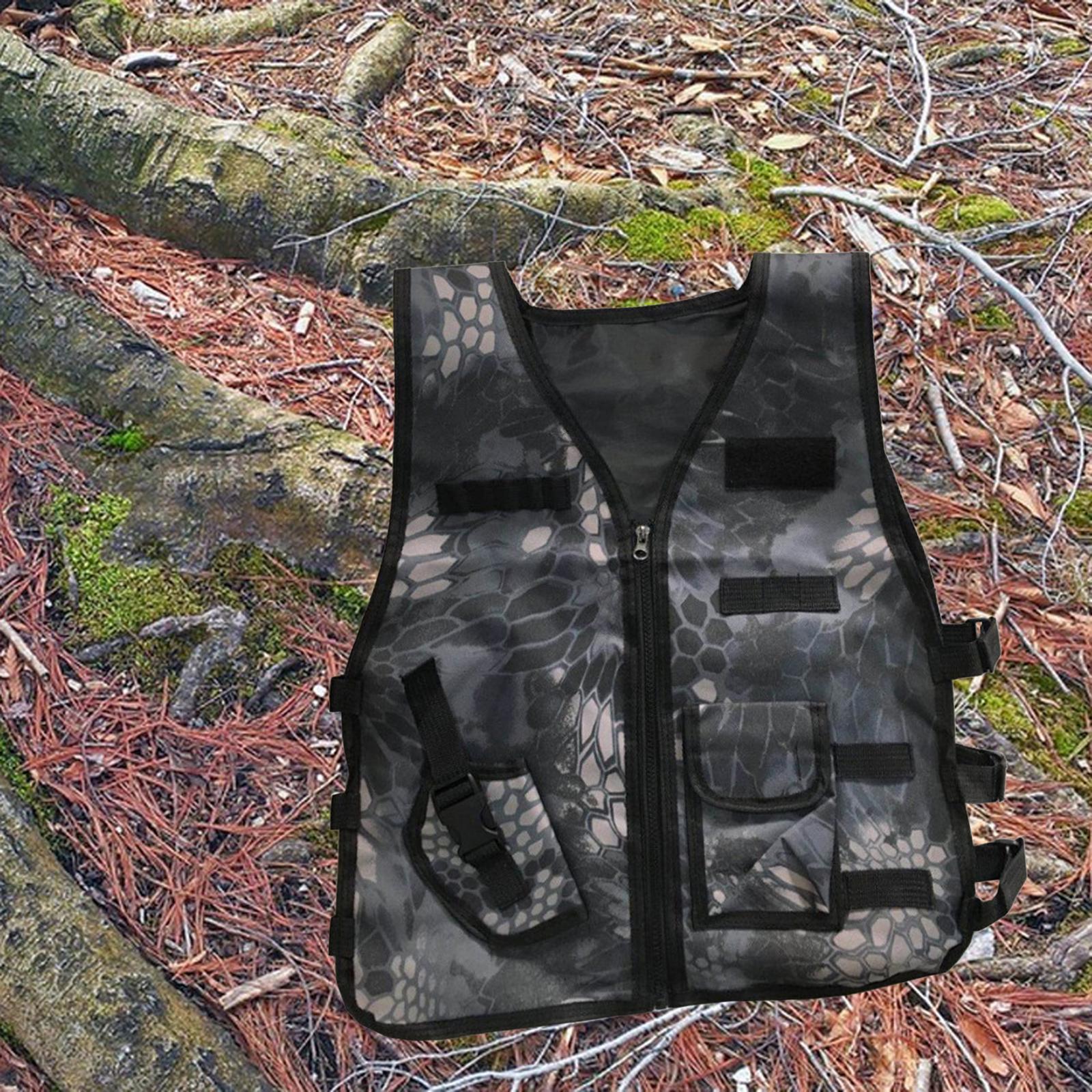 Children Outdoor Vest Breathable Kids Cargo Vest for Role Play