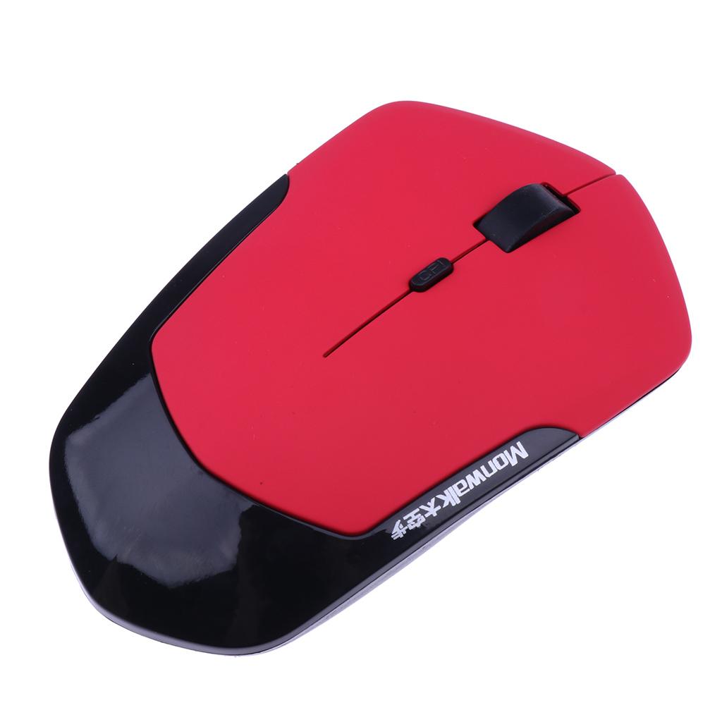 USB Wireless Mouse 2.4G Optical Adjustable 1600DPI Ergonomic Mouse