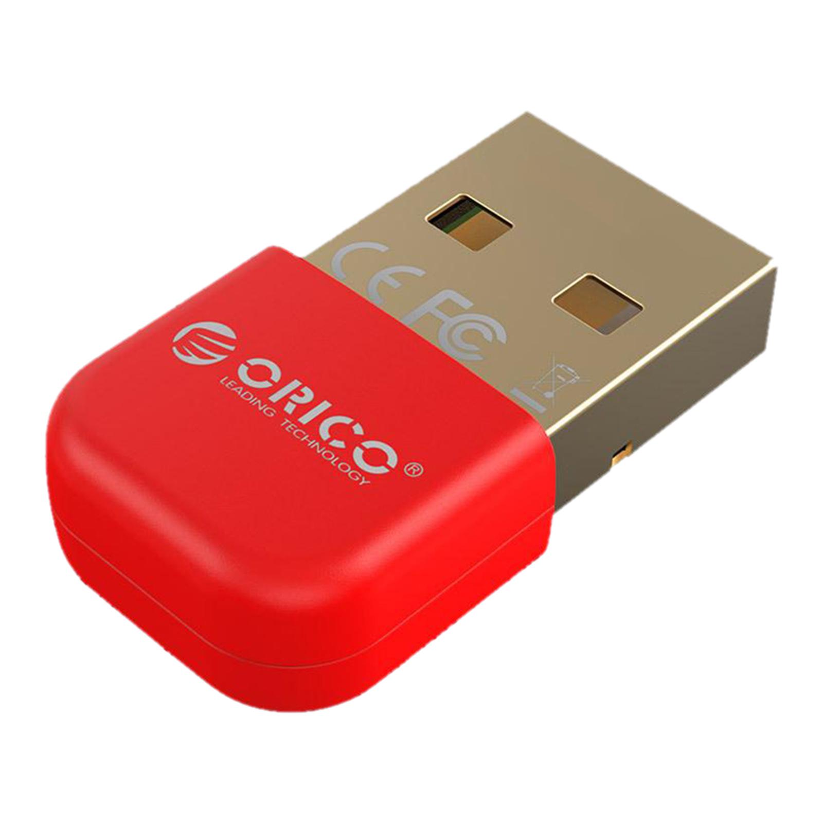 USB Bluetooth 4.0 Adapter, Mini Wireless Dongle Support PC Laptop for Windows 10/8/7 System for Bluetooth Headphones Keyboard Mouse, Speakers