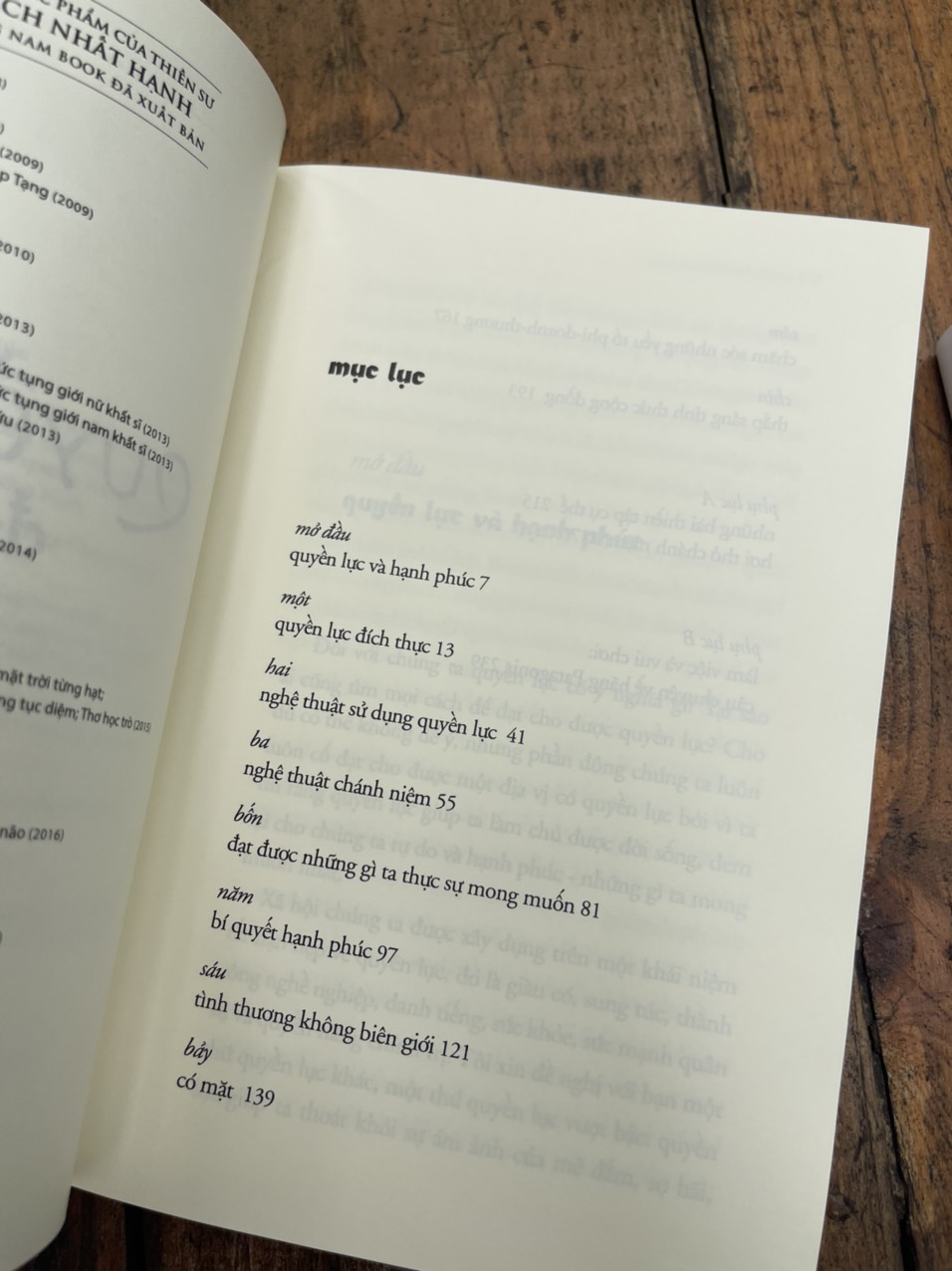 QUYỀN LỰC ĐÍCH THỰC – Thích Nhất Hạnh – Chân Đạt dịch – Phương Nam Book – NXB Thế Giới