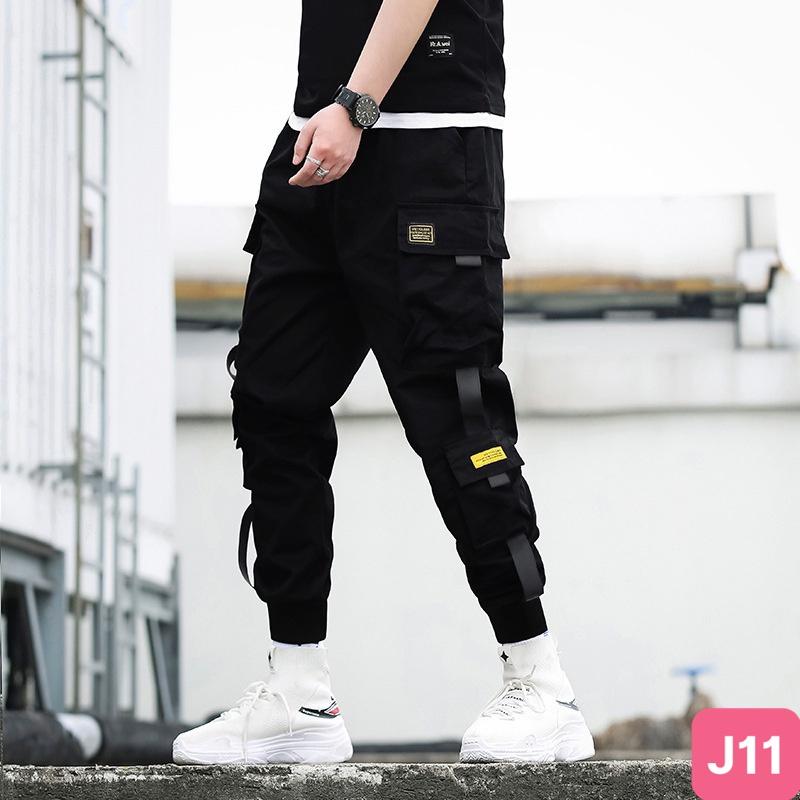 Quần jogger nam túi hộp bo chân màu xanh đậm không rách chất kaki cao cấp co dãn 4 chiều baggy thể thao nam havado30 mới