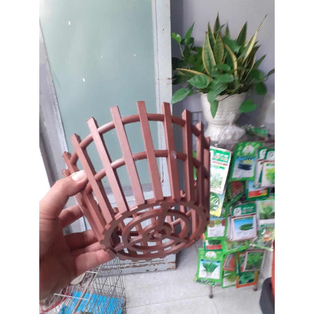 Rọ trồng lan nhựa cứng siêu bền.
