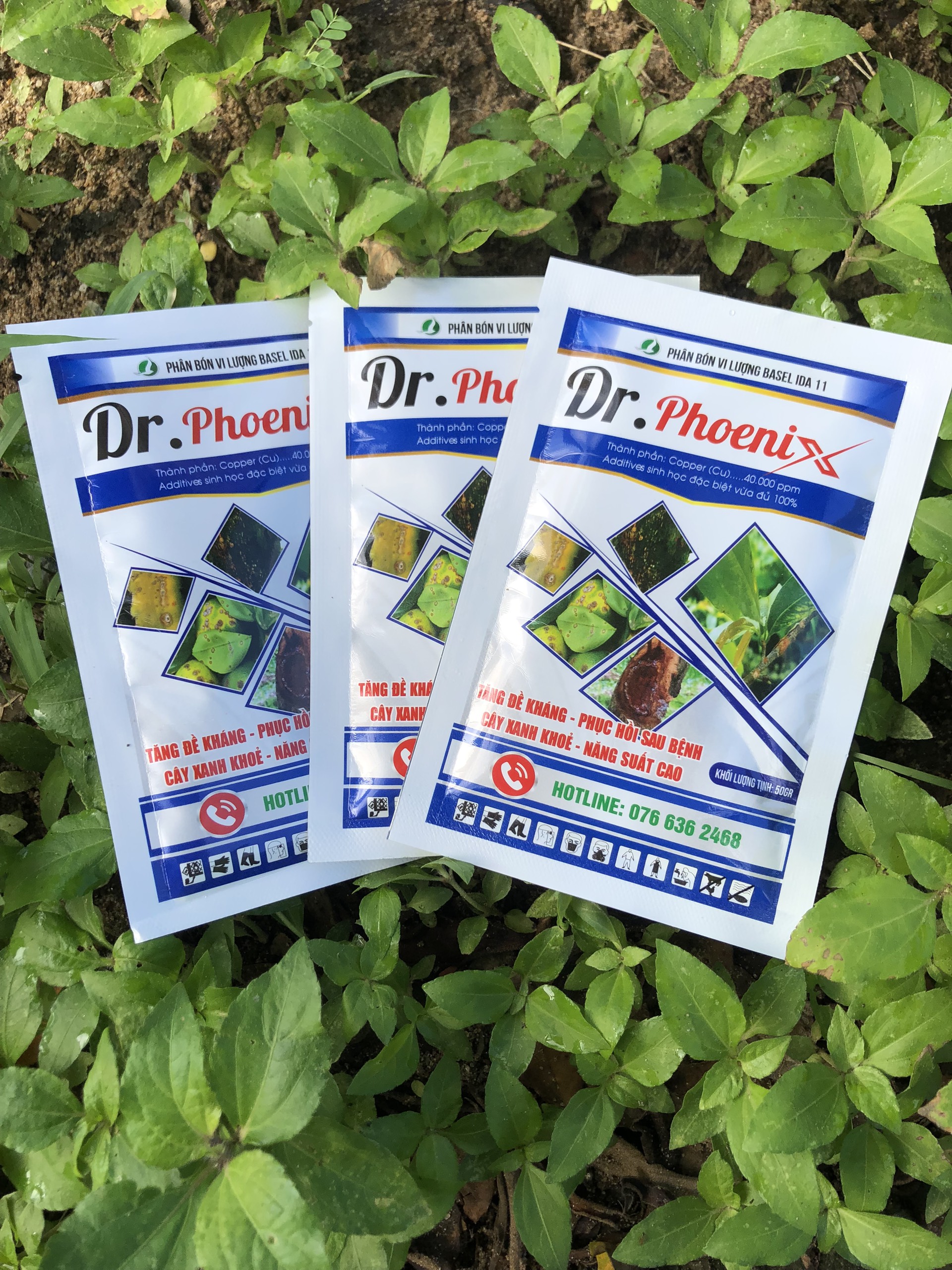 DR.PHONIX – COPPER 98% 50GAM - Đánh bay NẤM HỒNG, XÌ MỦ, THỐI GỐC, CHÁY LÁ, GHẺ LÁ GHẺ TRÁI