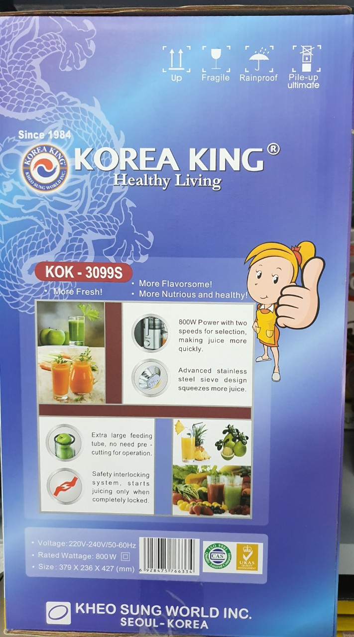 Máy Ép Trái Cây Korea King 3099s Chính Hãng