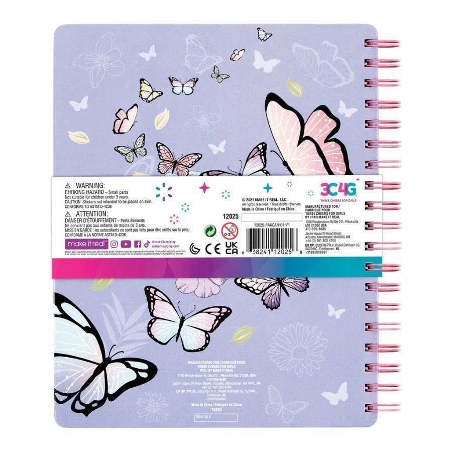 Đồ Chơi Bộ Sổ Tay, Bút Chì Màu - Butterfly 3C4G 12025