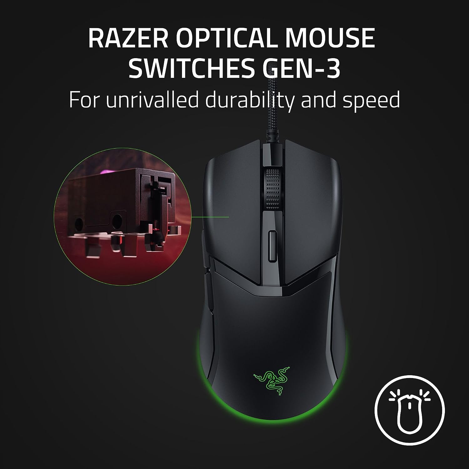 Chuột có dây Razer Cobra-Wired Gaming Mouse_Mới, hàng chính hãng