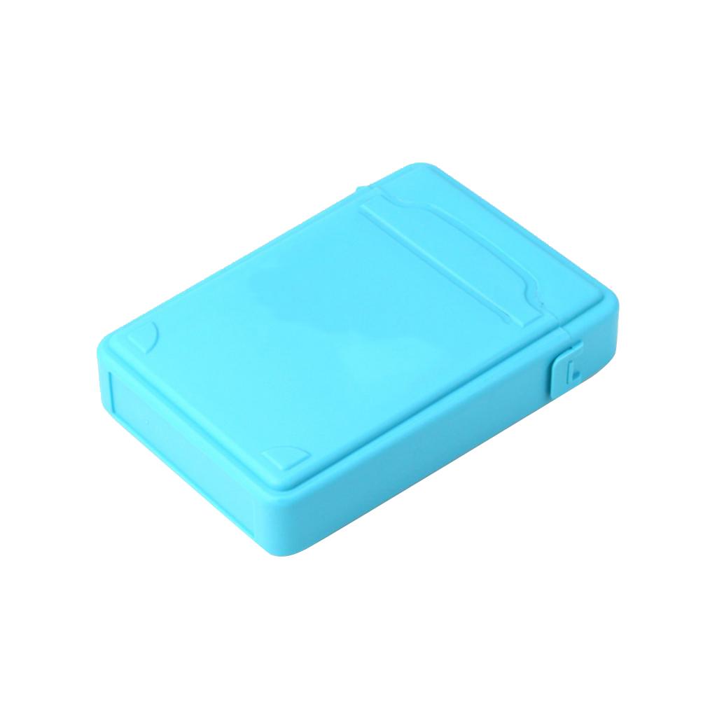 3.5" Dust-proof Box Case SSD HDD Hard Drive Disk Anti-Static Storage Pink