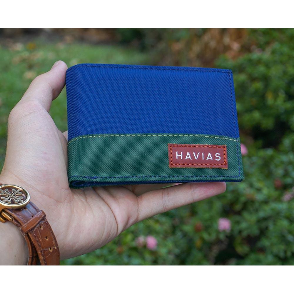 Ví vải Modern Fabric Wallet Xanh Navy HAVIAS