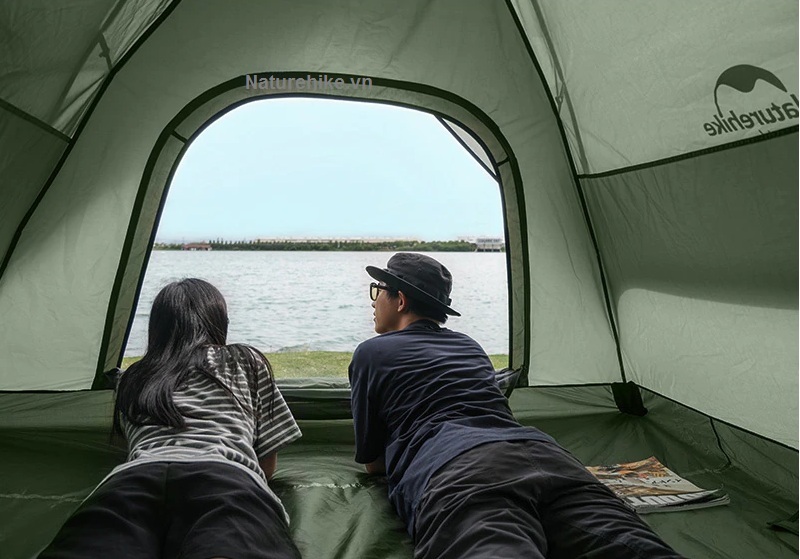 Lều 3 người tự bung NH21ZP008, lều dã ngoại (Automatic tent for 3 people)