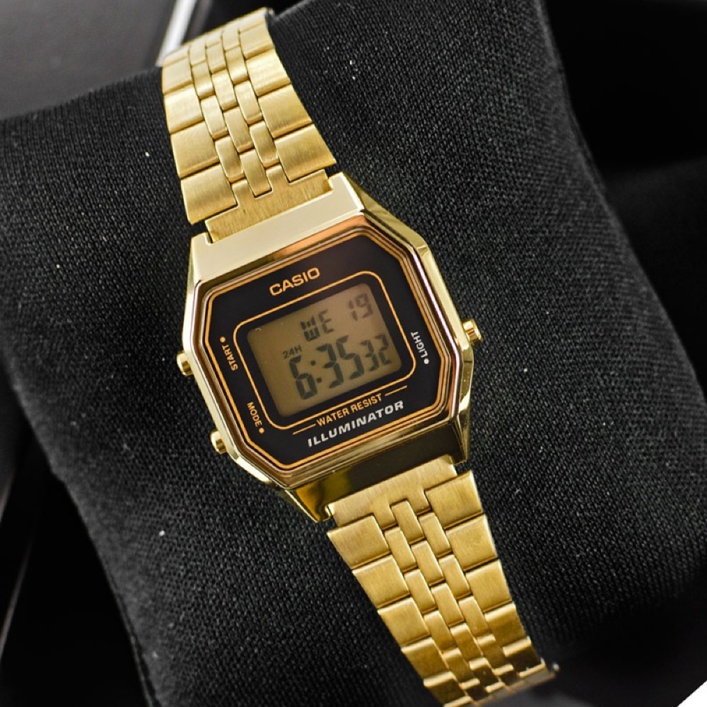 Đồng hồ nữ dây kim loại Casio LA680WGA-1DF