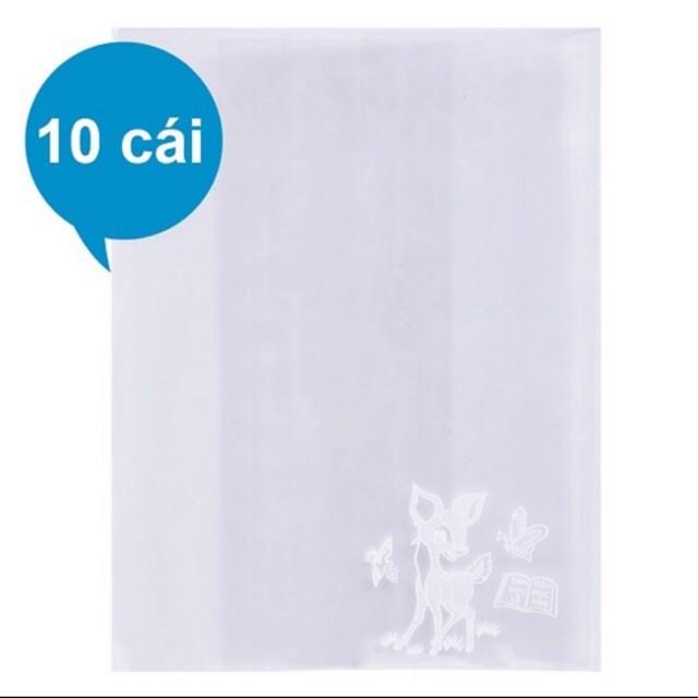 10 tờ Giấy kiếng bao sách vở