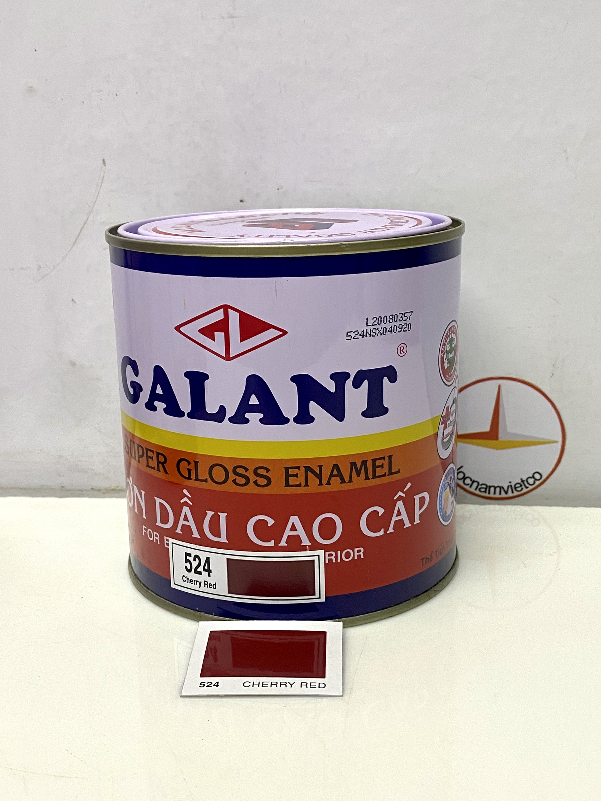 Sơn dầu Galant màu Cherry Red 524 _ 0.8L