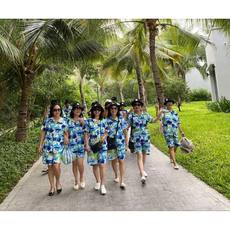 Quần áo team đi biển_ Dừa nền trắng