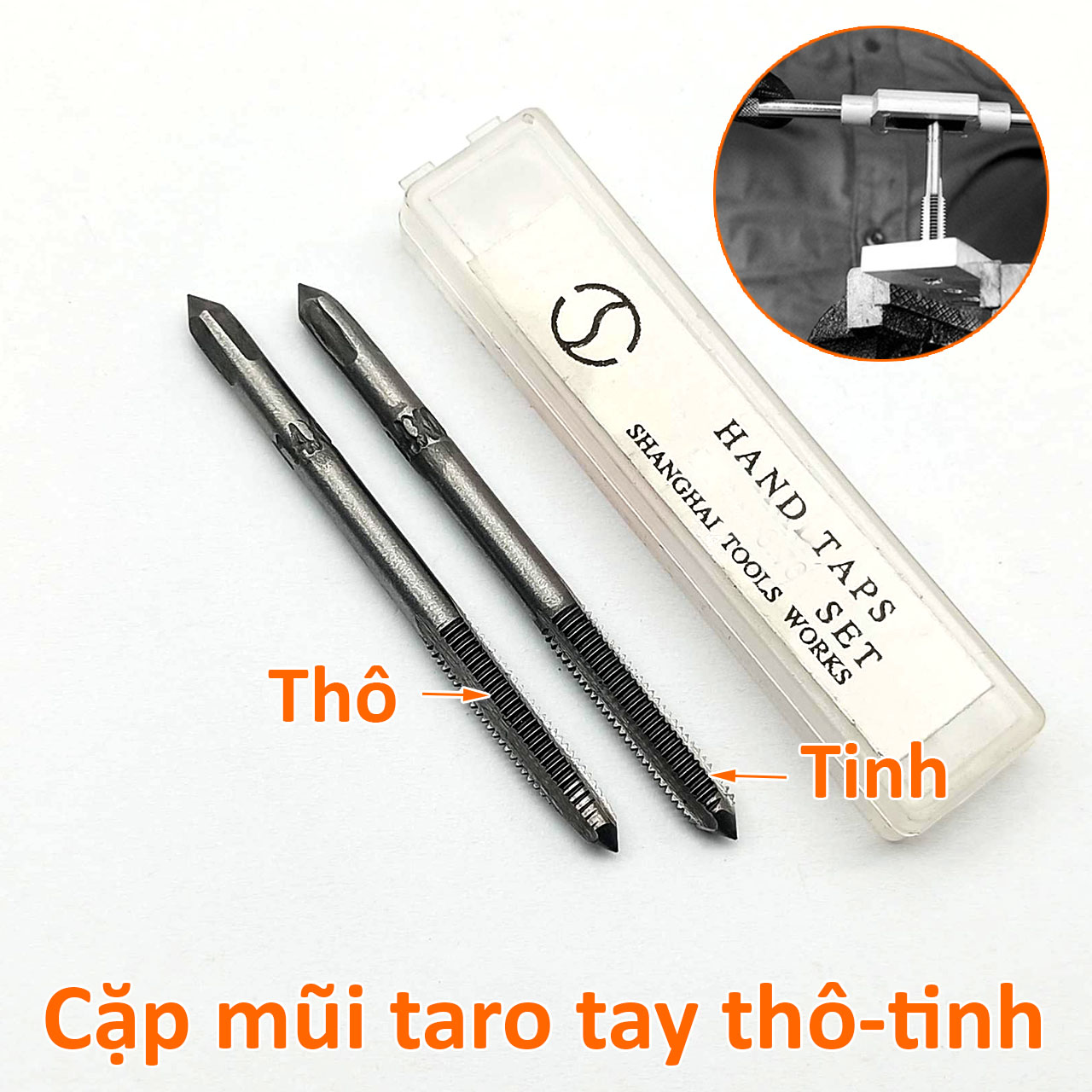 Cặp mũi tarô thô và tinh