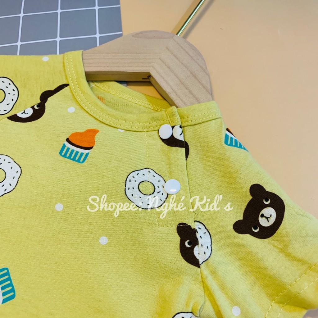 Body đùi bé trai , bé gái Body hè cho bé Vải cotton Quảng Châu Bodysuit Quần áo trẻ em