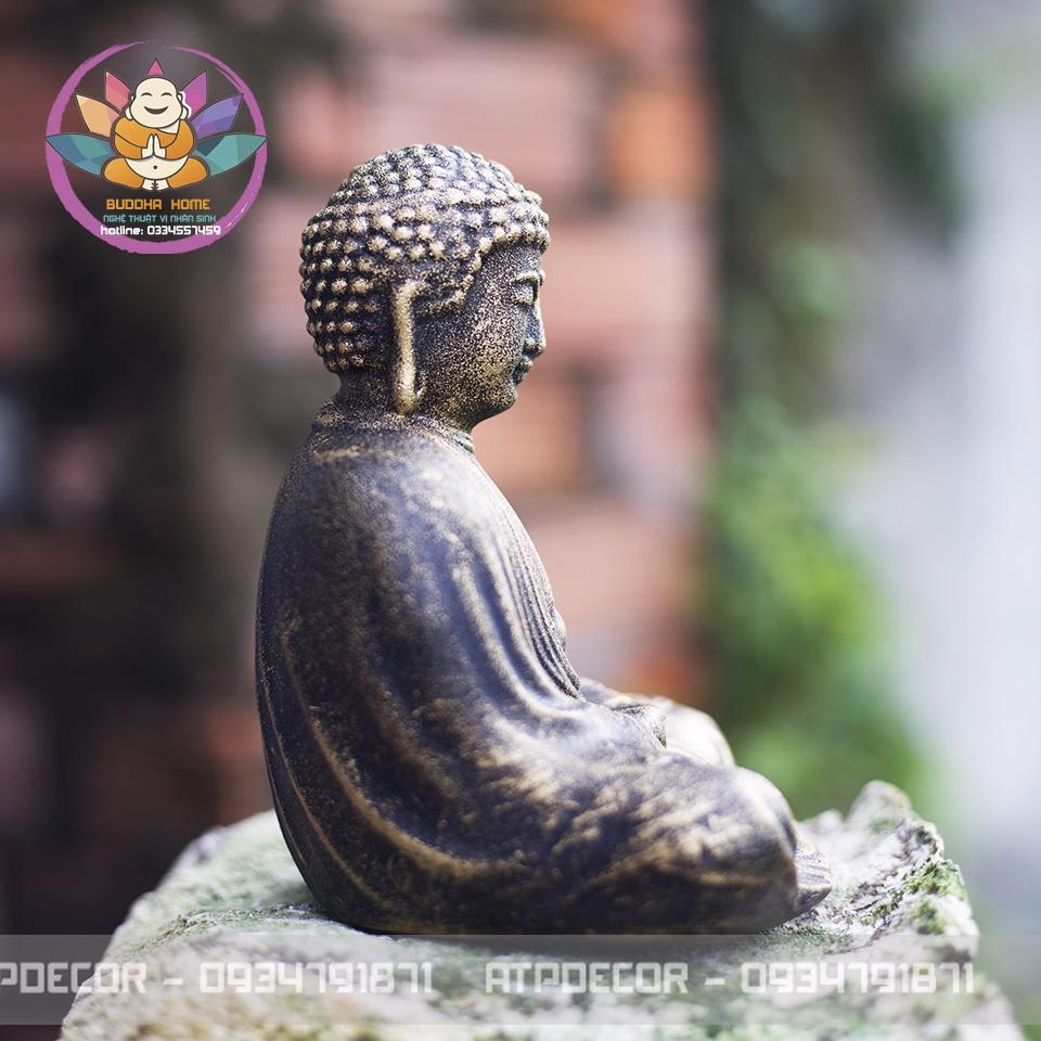 Tượng PHẬT thiền phong cách Zen Art phong thủy, trang trí hồ cá, hồ thủy sinh