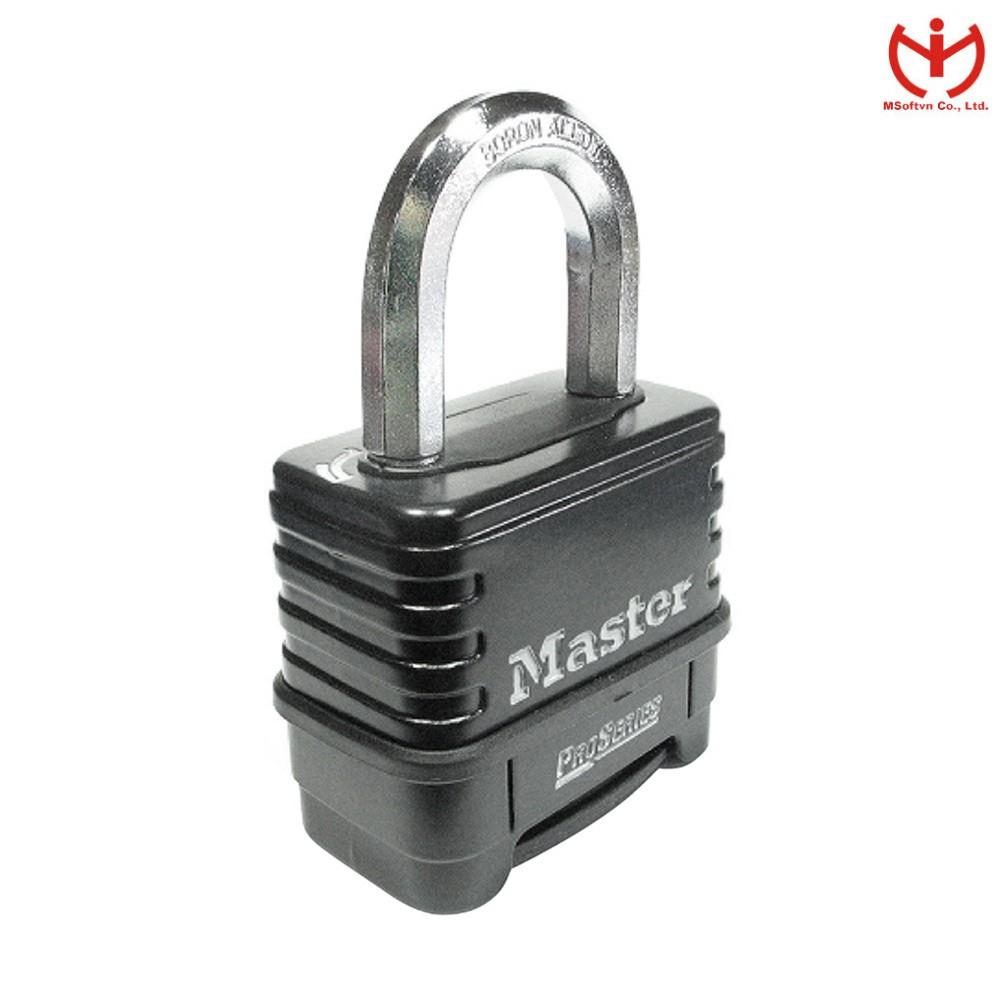 Hình ảnh Khóa số Master Lock 1178 EURD Thân kẽm rộng 57mm Màu đen - Dòng Proseries - MSOFT