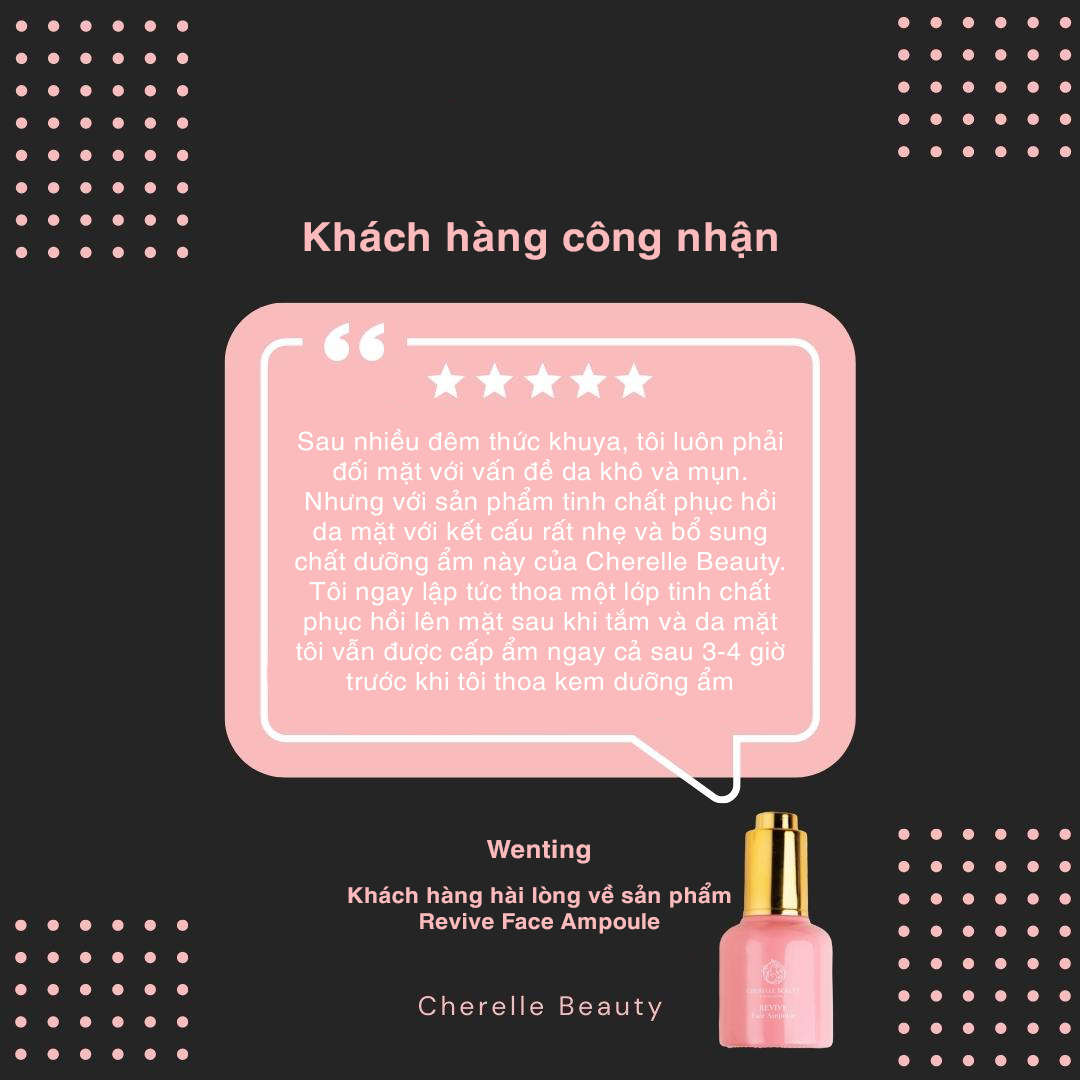 Tinh Chất Phục Hồi Ngăn Lão Hóa Giúp Duy Trì Độ Ẩm Tối Ưu Làm Dịu Bảo Vệ Da Kích Ứng Và Cải Thiện Độ Mịn Màng Cho Làn Da 30ml