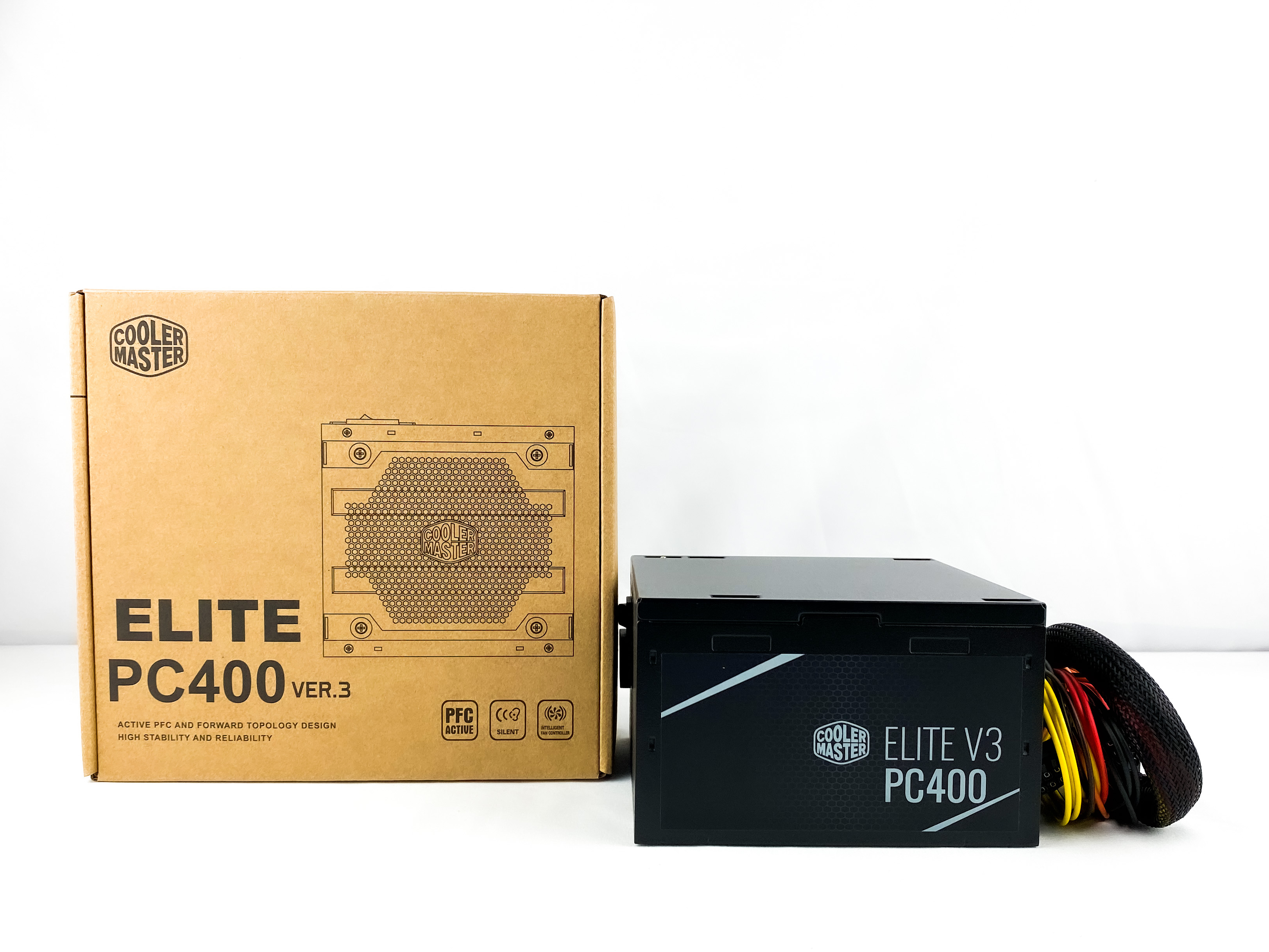 Nguồn máy tính Cooler Master Elite V3 230V PC400 - 400W - Hàng Chính Hãng