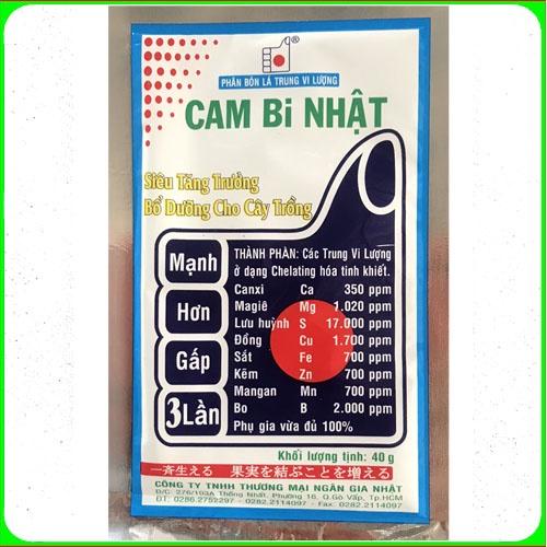 Cam Bi Nhật Phân bón trung vi lượng Siêu Tăng Trưởng gói 40gr