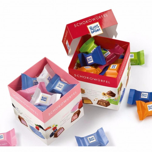 Chocolate Ritter Sport Joghurt Mix 176gr (22 viên)