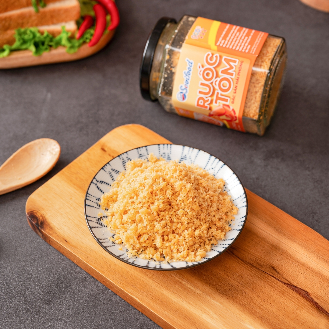 Ruốc Tôm Sovifood - Tôm Biển Tự Nhiên, Giàu Canxi, Omega 3, An Tâm Cho Bé - 200G