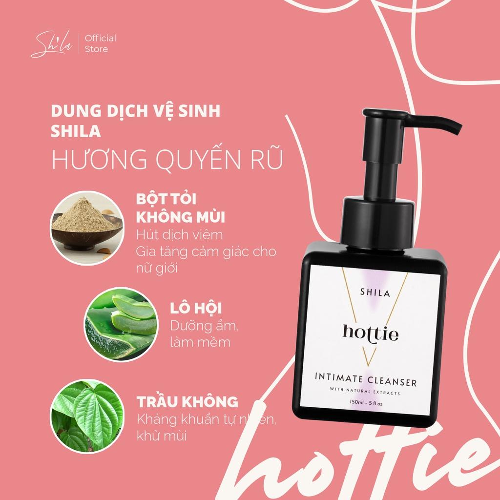 Bộ 3 chăm sóc vùng kín Shila (Shila Intimate Toner Hottie, Shila Intimate Cleanser Hottie, Shila Serum Pinky)