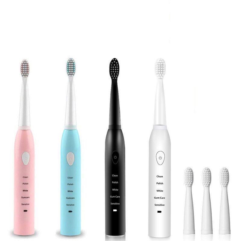 Bàn chải đánh răng điện Electric Toothbrush. Tặng kèm 4 đầu bàn chải thay thế️