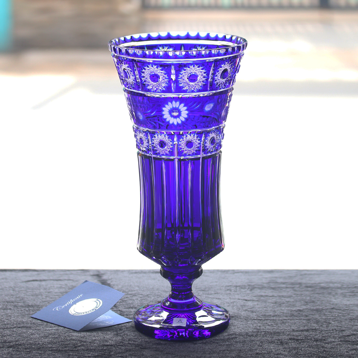 Bình cắm Hoa Pha lê màu Madline Arnstadt cao 43cm