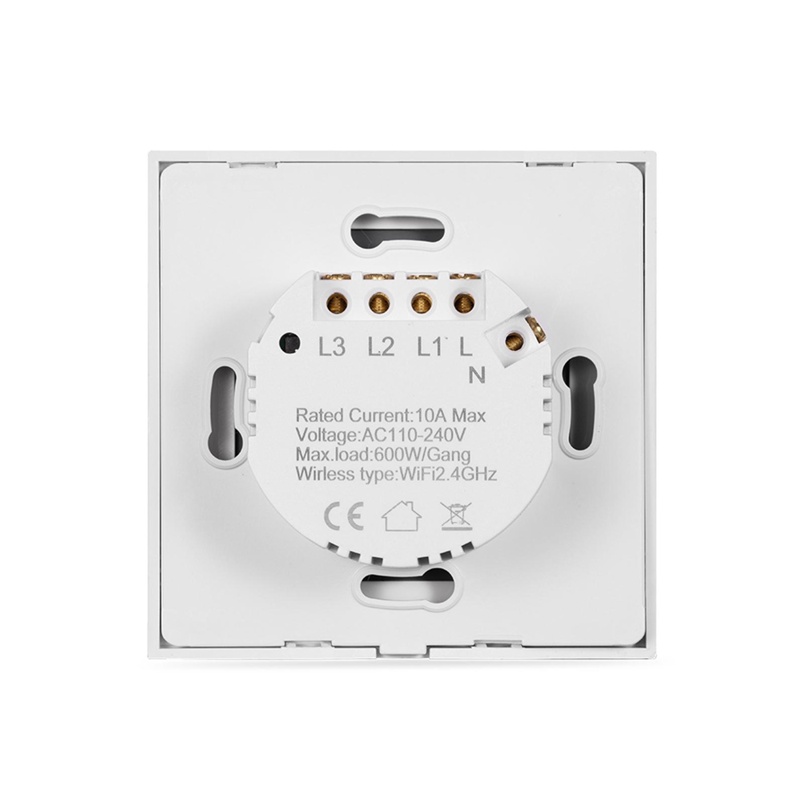 Zigbee Smart Light Switch eWelink APP Remote Control EU Wall Touch Switch Compatible with Alexa Google Home for Voice Control