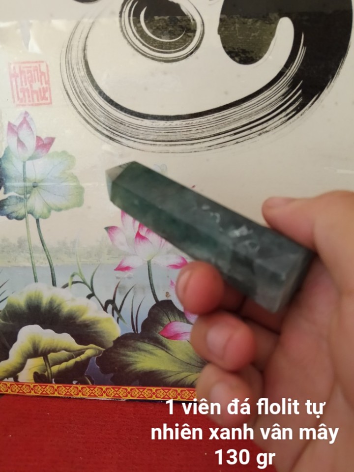 Trụ Đá Flourite Tự Nhiên Màu Xanh, Đá Thanh Tẩy Giúp Hỗ Trợ Reiki, Thiền Định, Sưu Tầm, Chặn Giấy