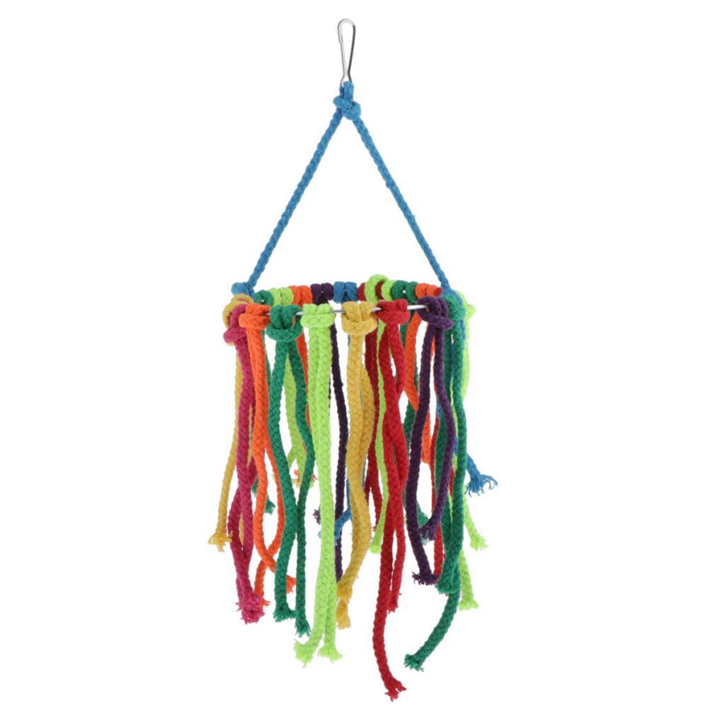 Birds Parrot Chew Toys Cage Shredder Foraging Toy For Small Bird Hanging Toy