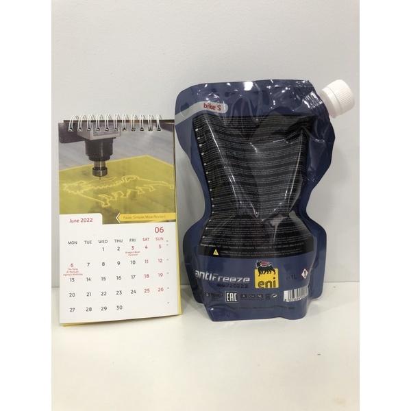 Nước Mát pha sẵn ENI ANTIFREEZE BIKE S 1L, màu hồng
