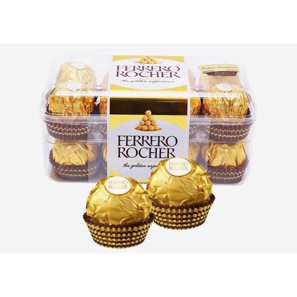 Socola Ferrero Rocher nhân hạt dẻ 16 Viên 200g