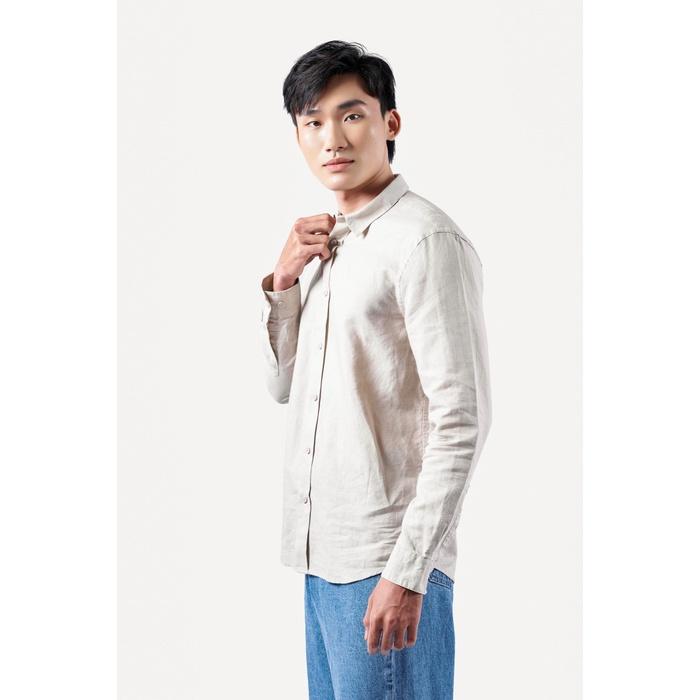 Áo sơ mi nam tay dài vải LINEN 3 màu 10S21SHL031CR1 | LASTORE MENSWEAR