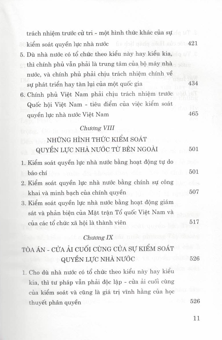 Kiểm Soát Quyền Lực Nhà Nước (Sách tham khảo) - Tái bản năm 2022 có sửa chữa, bổ sung