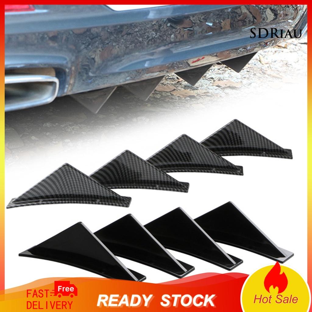 Bộ 4 Thanh Cản Sau Xe Hơi Hình Tam Giác Bằng Abs Siêu Bền Tiện Dụng