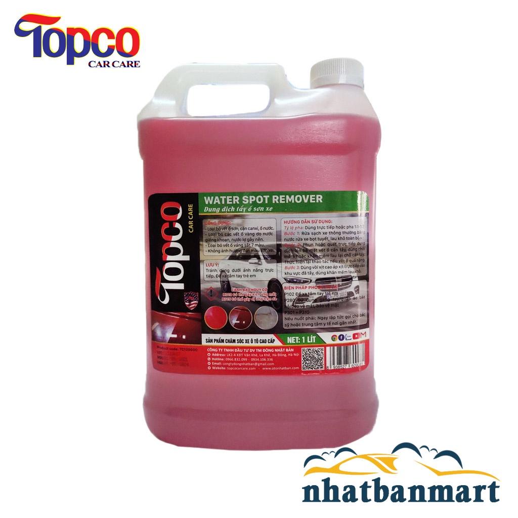 Dung dịch tẩy ố sơn xe Topco 5 lít