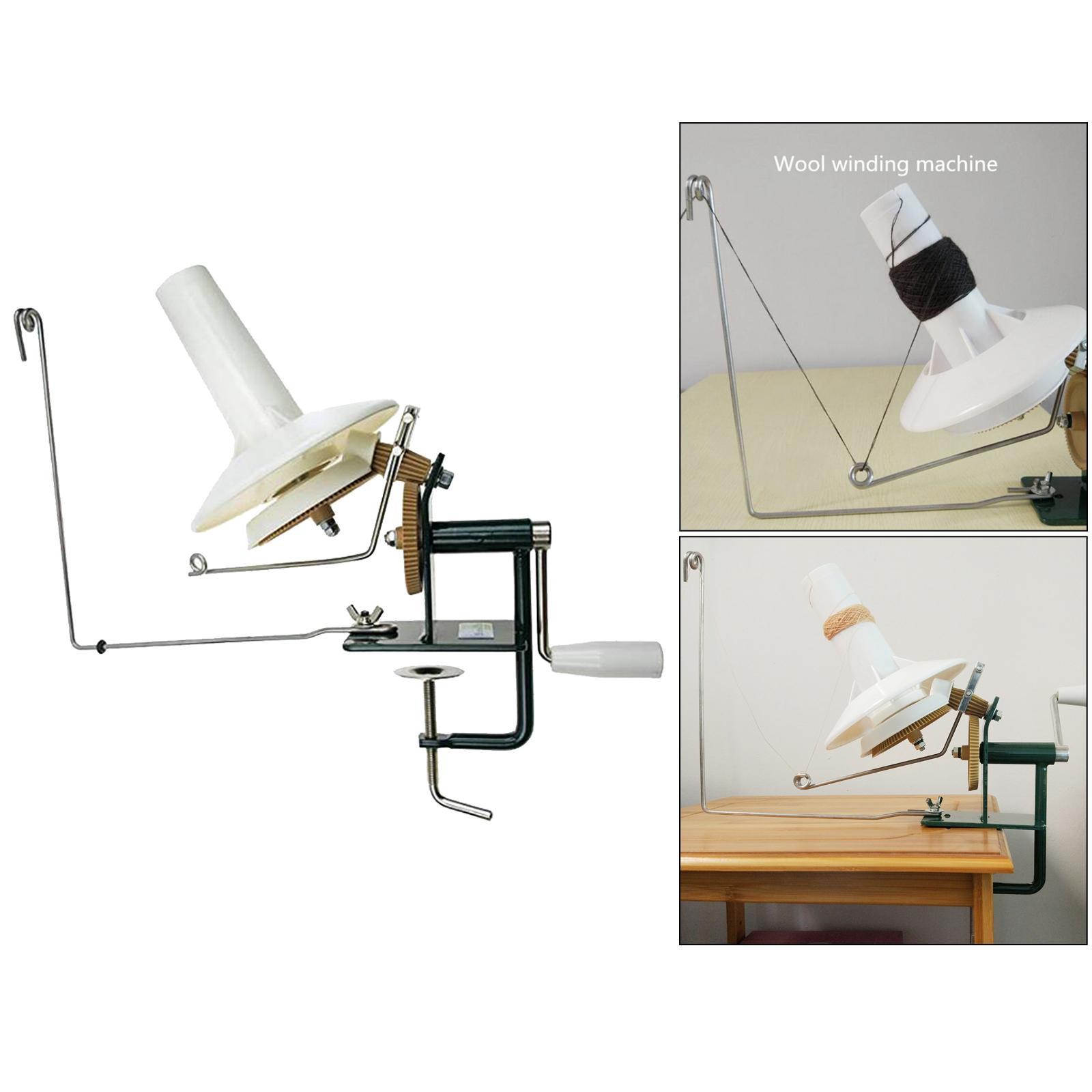 Manual Knitting Roll Fiber String Yarn Machine Winder Holder Clamp