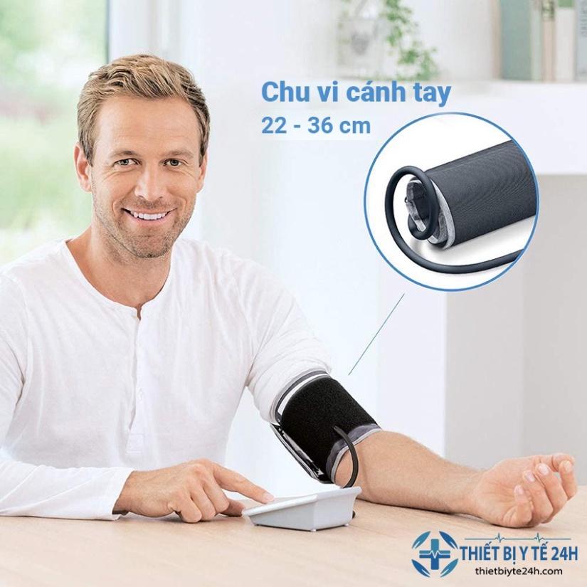 Máy Đo Huyết Áp Bắp Tay Beurer BM35 - Đo Chính Xác Huyết Áp, Nhịp Tim - Màn LCD Hiển Thị Sắc Nét